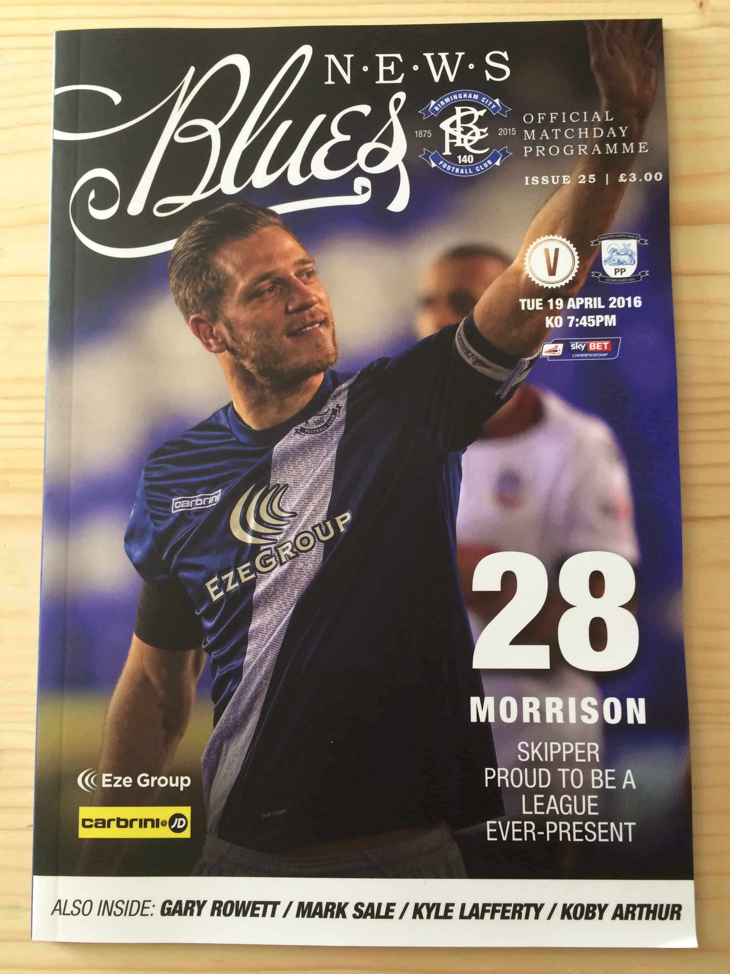 Birmingham City FC v Preston North End FC